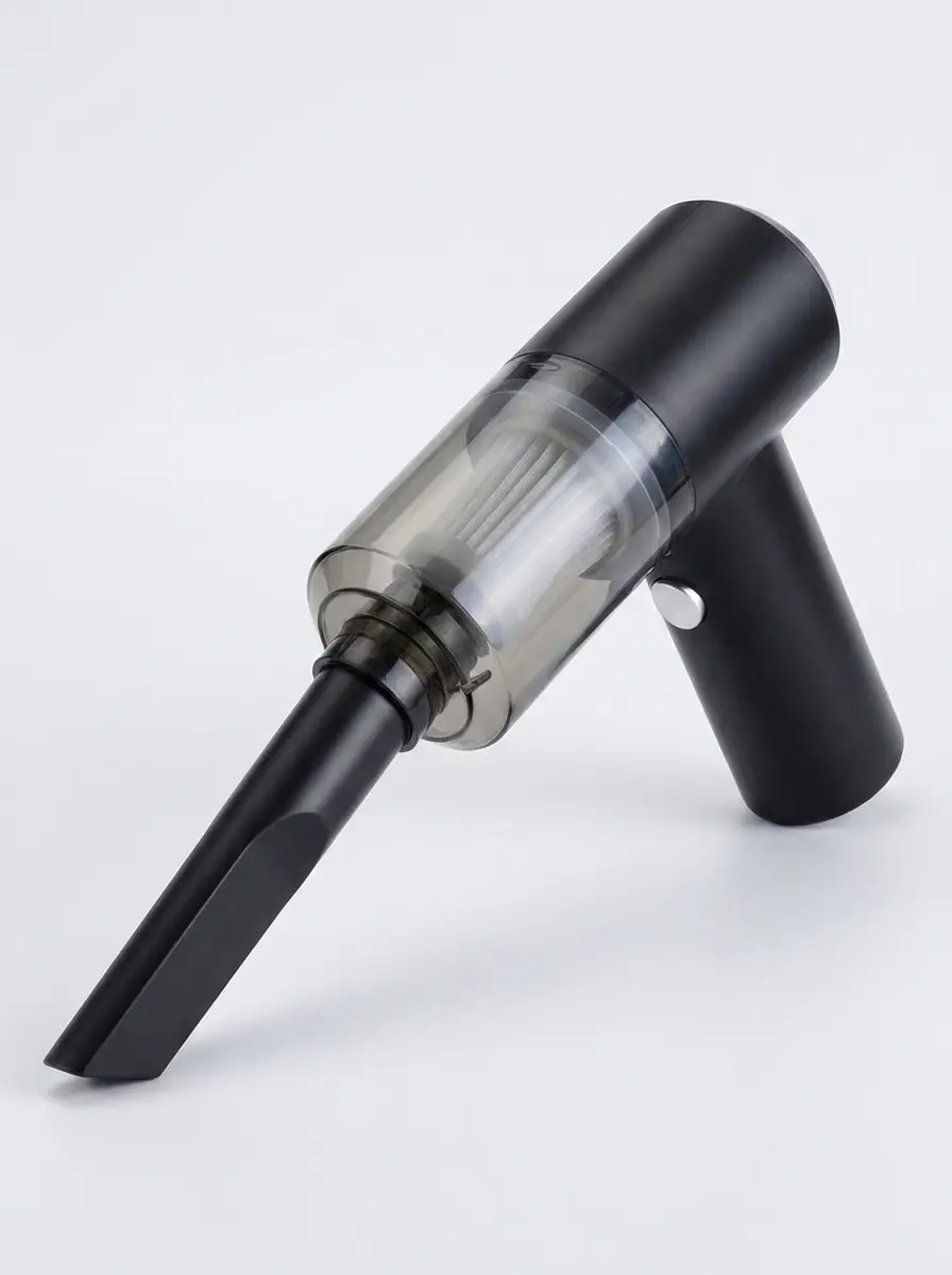 Aspirador com o bocal extensor de frestas encaixado